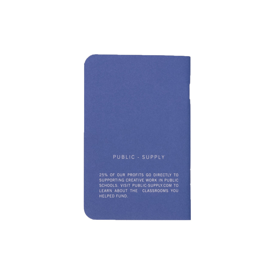 3.5x5.5" - Pocket Notebook - Soft Cover - Blue