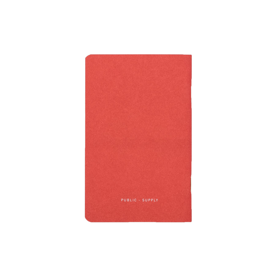 3.5X5.5" - Pocket Notebook - Soft Cover - Red