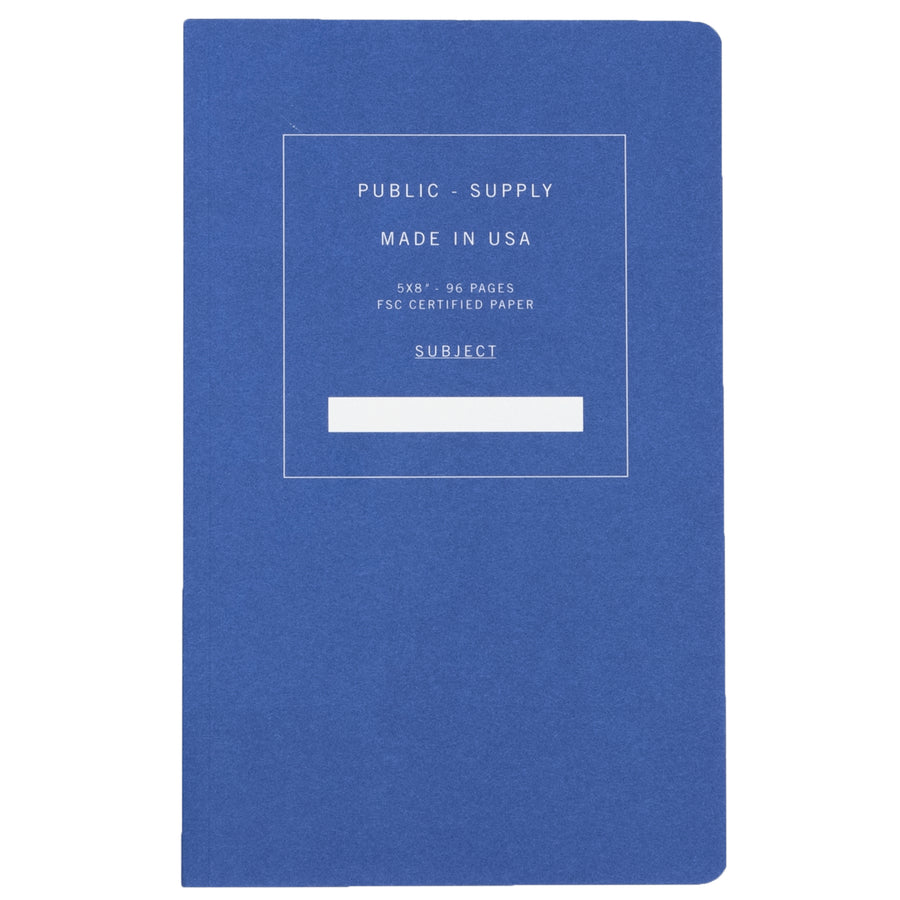 5x8" - Notebook - Soft Cover - Blue