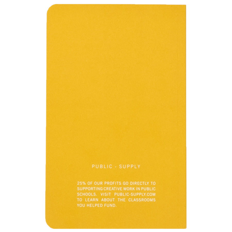 5x8" - Notebook - Soft Cover - Yellow