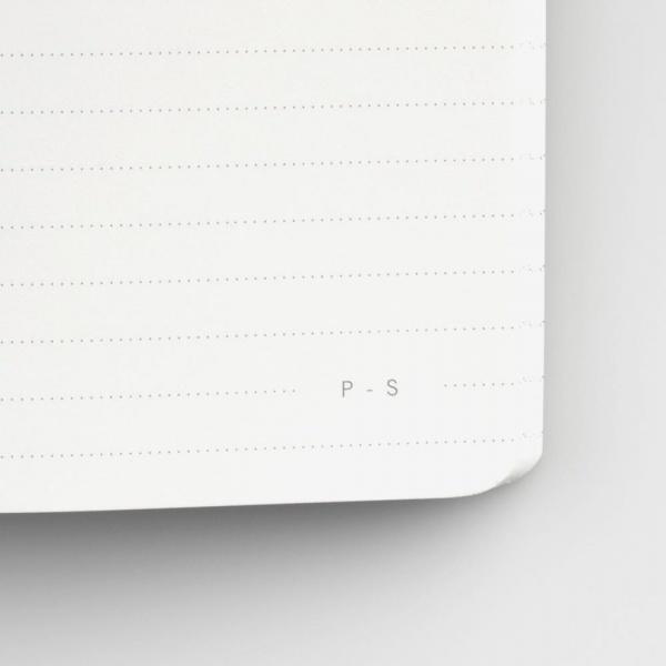 3.5x5.5" - Pocket Notebook - Soft Cover - Light Grey