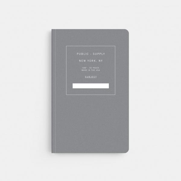 5x8" - Notebook - Soft Cover - Grey