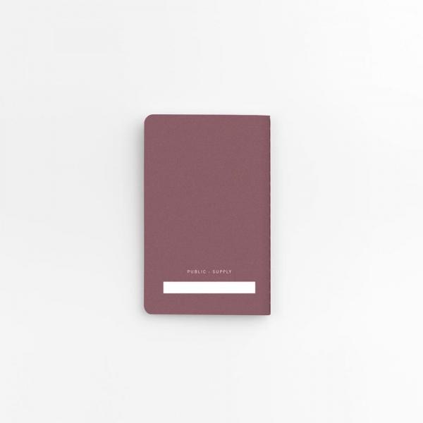 3.5X5.5" - Pocket Notebook - Soft Cover - Dark Red
